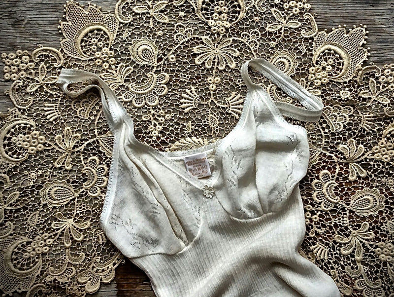 * VINTAGE Lace String-Top Merino Silk * PreOrder Spring 2025 *